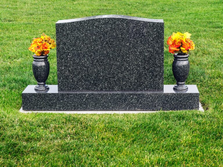 How to remove rust stains from granite headstone?